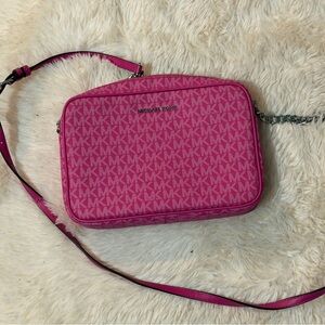 Michael Kors Fuchsia Crossbody Bag